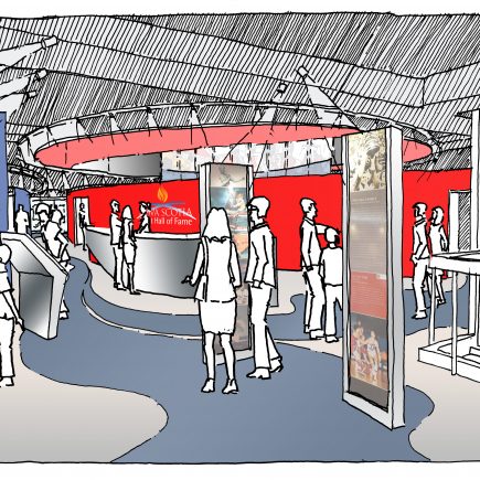 Design rendering of the future Nova Scotia Sports Hall of Fame
